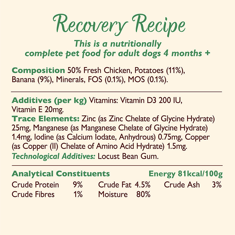 Lily's Kitchen Dog Recovery Recipe ( 400g x 6 )