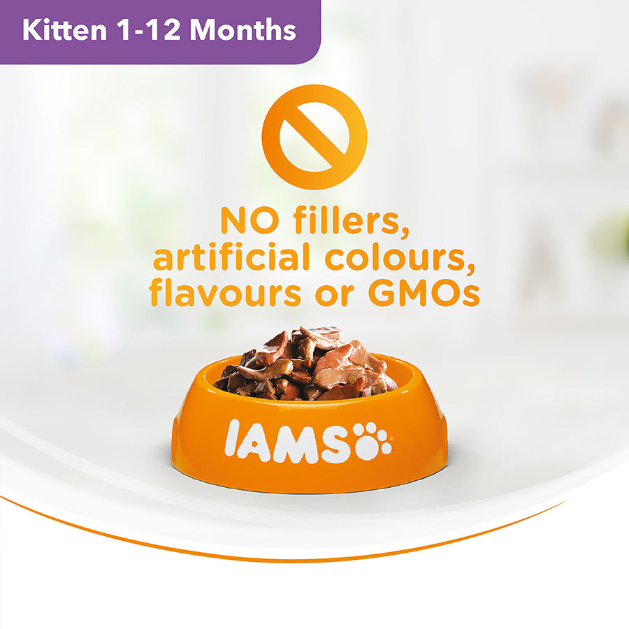 Iams Delights Kitten Chicken in Gravy 8pk x 85g