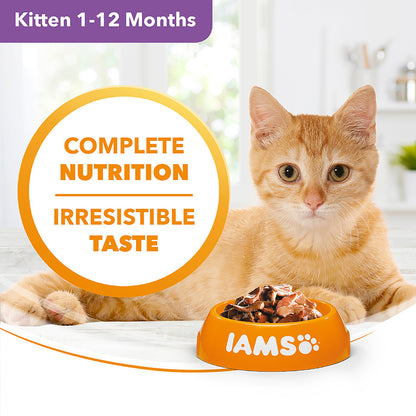Iams Delights Kitten Chicken in Gravy 8pk x 85g