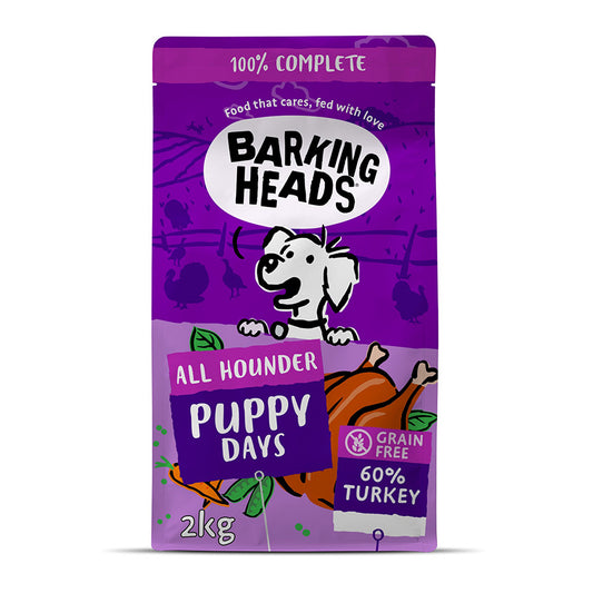 Barking Heads All Hounder Puppy Days Turkey - 2kg