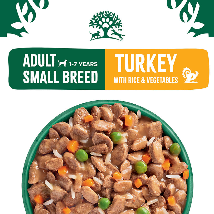 James Wellbeloved Adult Wet Dog Food Small Breed Turkey & Rice Pouch (12 x 90g)