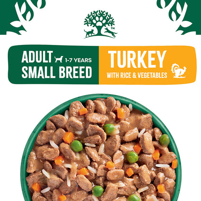 James Wellbeloved Adult Wet Dog Food Small Breed Turkey & Rice Pouch (12 x 90g)