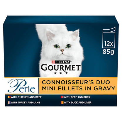 Gourmet Perle Beef & Chicken ( 12 x 85g ) x 4 Packs