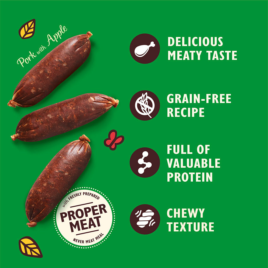 Lily's Kitchen Dog Pork&Apple Sausages ( 70g x 8 )