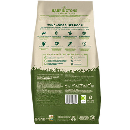 Harringtons Adult Dog Grain Free Superfoods Salmon with Vegetables - 1.7kg