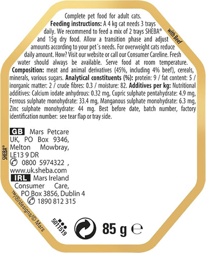 Sheba Alu Select Slices in Gravy with Beef ( 85g x 22 )