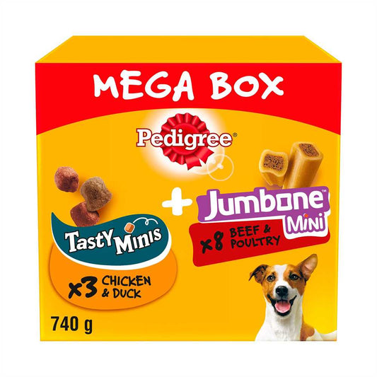 Pedigree Tasty Minis & Jumbone Small Mega Box - 740g