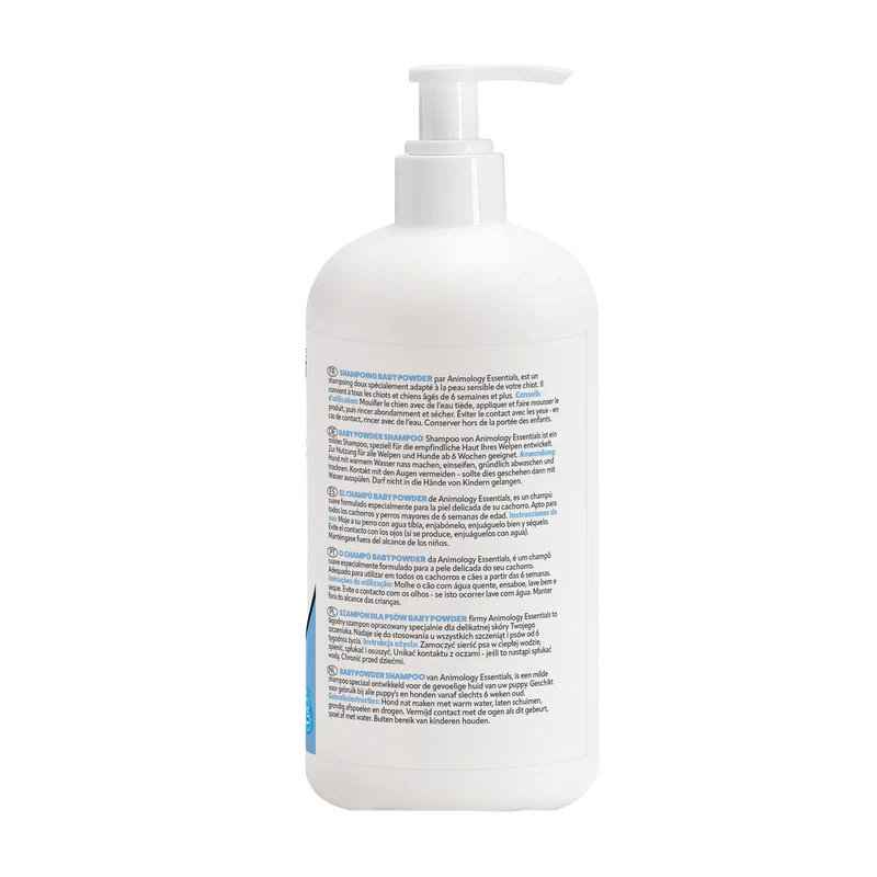 Animology Essentials Puppy Baby Powder Shampoo - 500ml