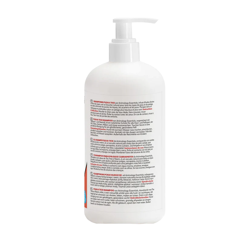 Animology Essentials Flea & Tick Shampoo - 500ml