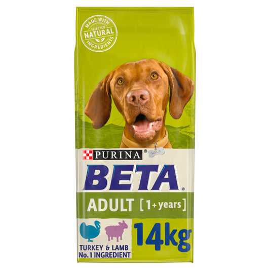 BETA Adult Dog Turkey and Lamb Dry Dog Food - 14 kg