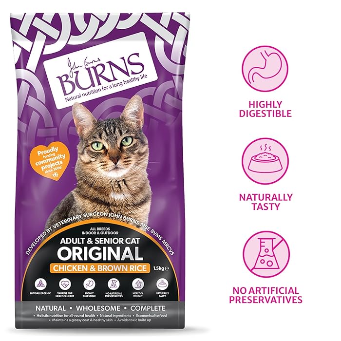 Burns Pet Nutrition Original Chicken and Brown Rice 1.5 kg