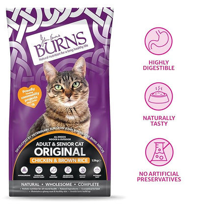 Burns Pet Nutrition Original Chicken and Brown Rice 1.5 kg
