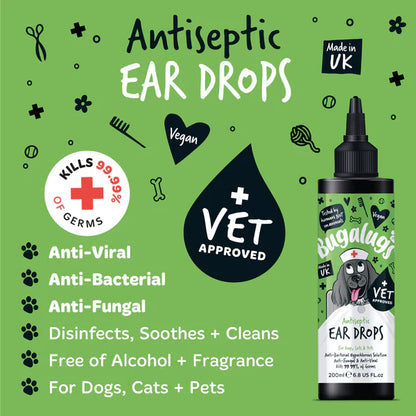 Bugalugs Antiseptic Ear Drops - 200ml