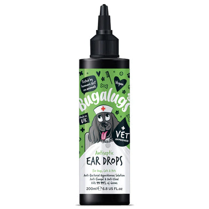 Bugalugs Antiseptic Ear Drops - 200ml