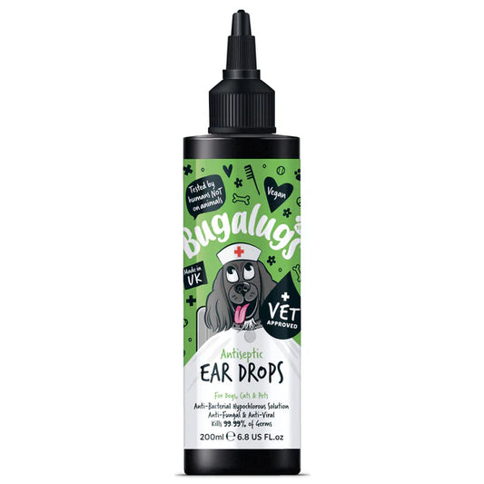 Bugalugs Antiseptic Ear Drops - 200ml