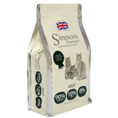 Simpsons Premium Adult Cat 90/10 Mixed Meat & Fish Dry Cat Food 6 KG