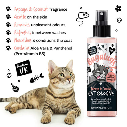 Bugalugs Papaya & Coconut Cat Cologne - 200ml