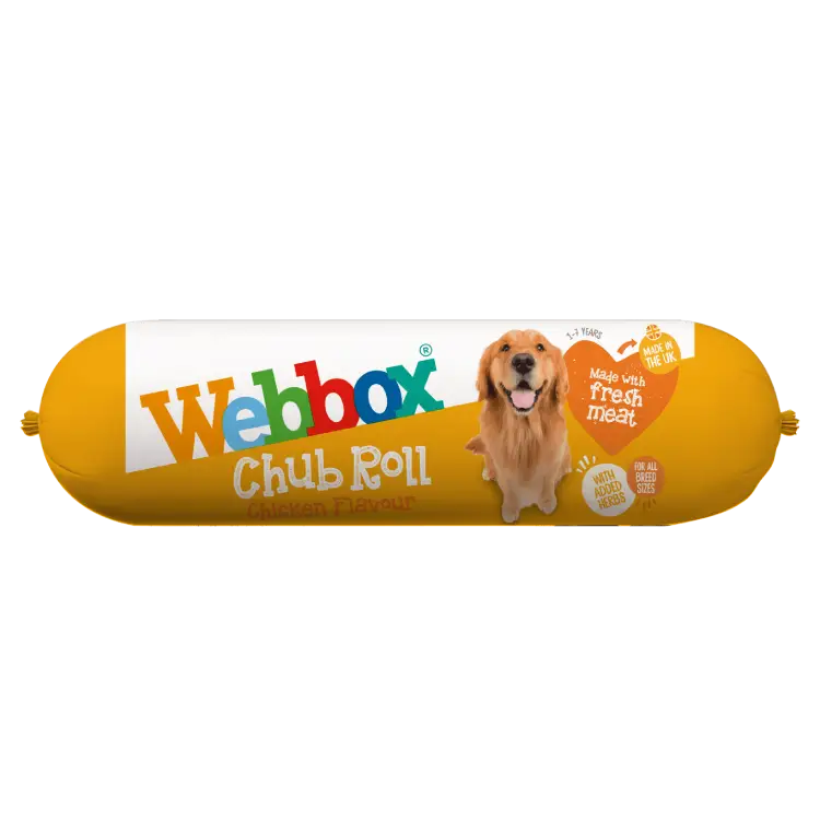 Webbox Chub Dog Food Mixed Flavours Chicken Beef Duck Lamb ( 720g x 15 )