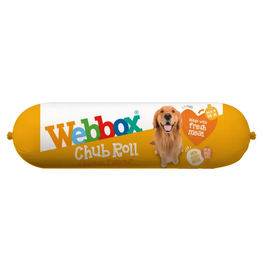 Webbox Chub Dog Food Mixed Flavours Chicken Beef Duck Lamb ( 720g x 15 )