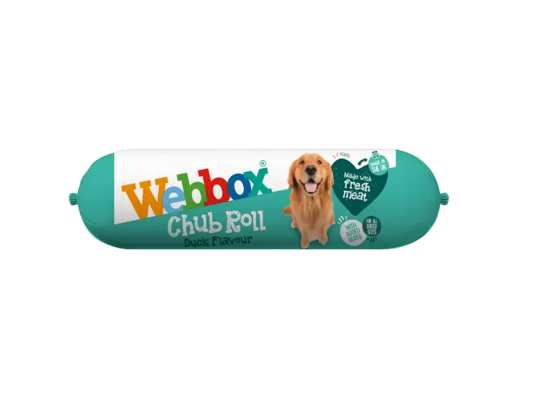 Webbox Chub Dog Food Mixed Flavours Chicken Beef Duck Lamb ( 720g x 15 )