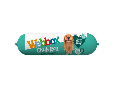 Webbox Chub Dog Food Mixed Flavours Chicken Beef Duck Lamb ( 720g x 15 )