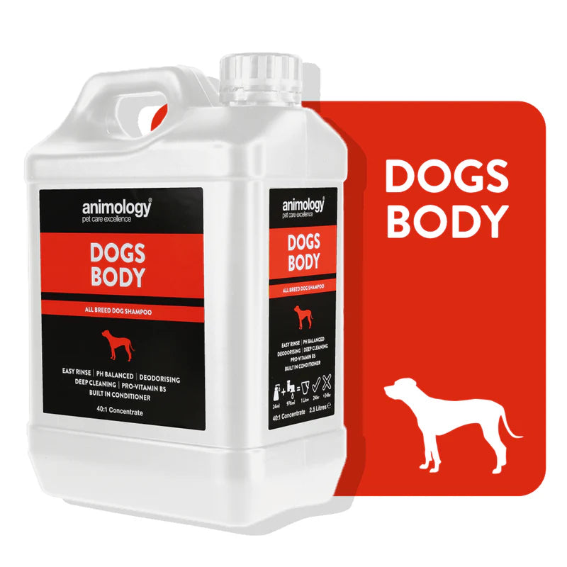 Animology Professional Dog Shampoo 40:1 Concentrate – 2.5L