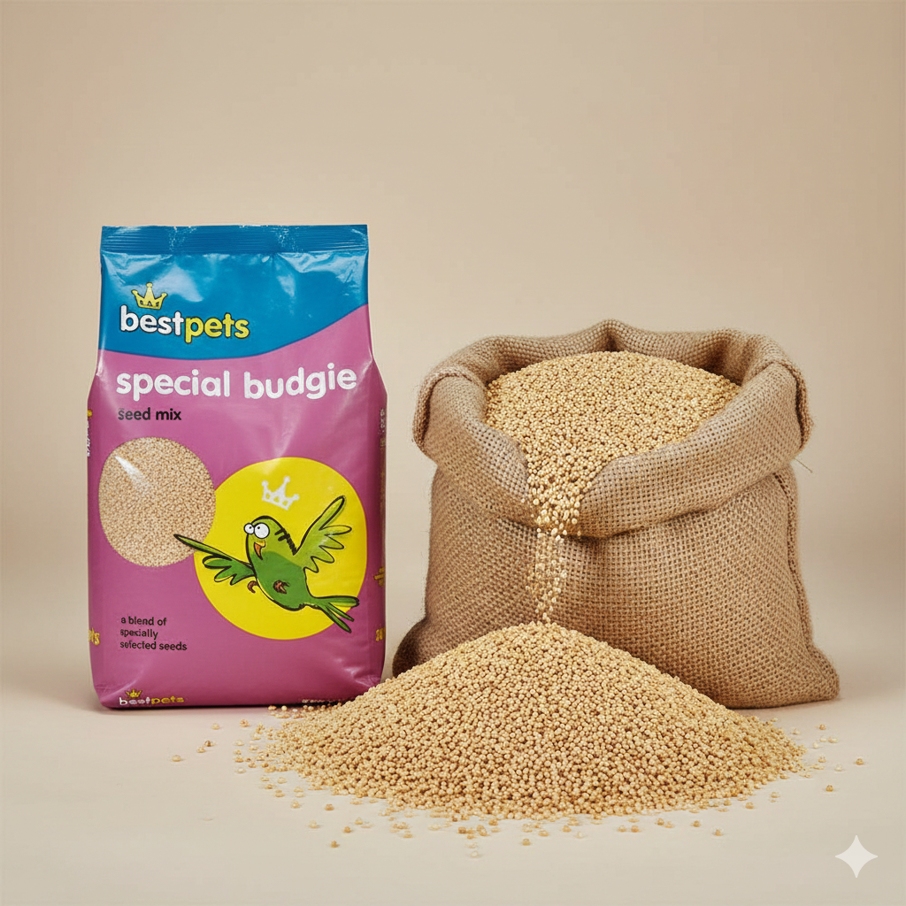 Special Budgie Seed Mix 20kg Bulk Bird Food – Nutritious Mixed Seeds
