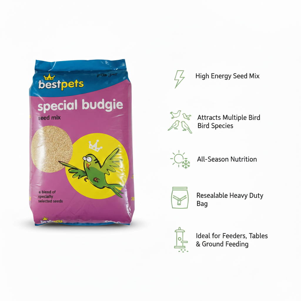 Special Budgie Seed Mix 20kg Bulk Bird Food – Nutritious Mixed Seeds