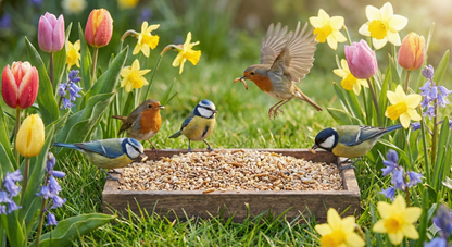 Bestpets Robin & Songbird Bird Food 15kg – Premium Wild Bird Seed Mix for Robins & Garden Songbirds – High Energy Soft Seed Blend for Ground Feeding & Feeders – Bulk Value Bag