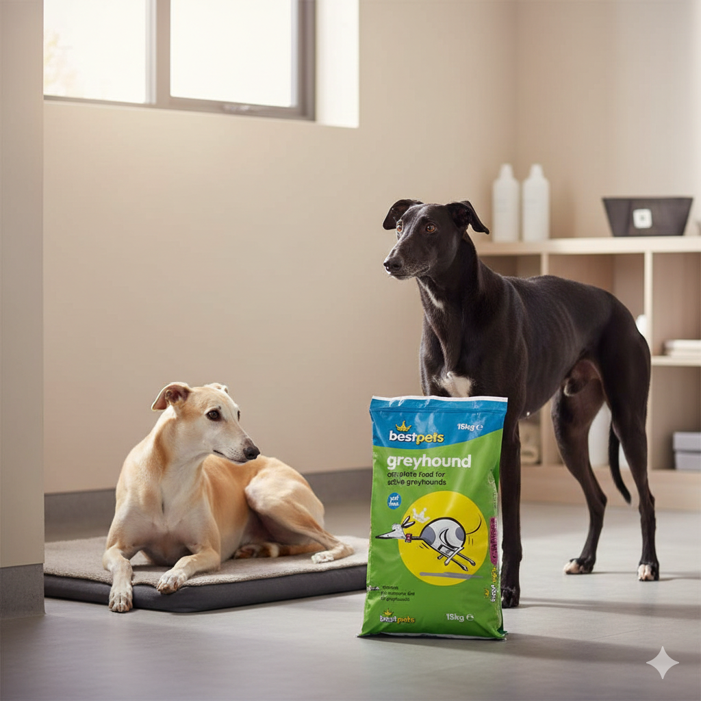 Bestpets Greyhound Dog Food 15kg – Complete Dry Dog Food for Greyhounds & Active Dogs, Balanced Daily Nutrition, Supports Energy, Condition & Overall Health