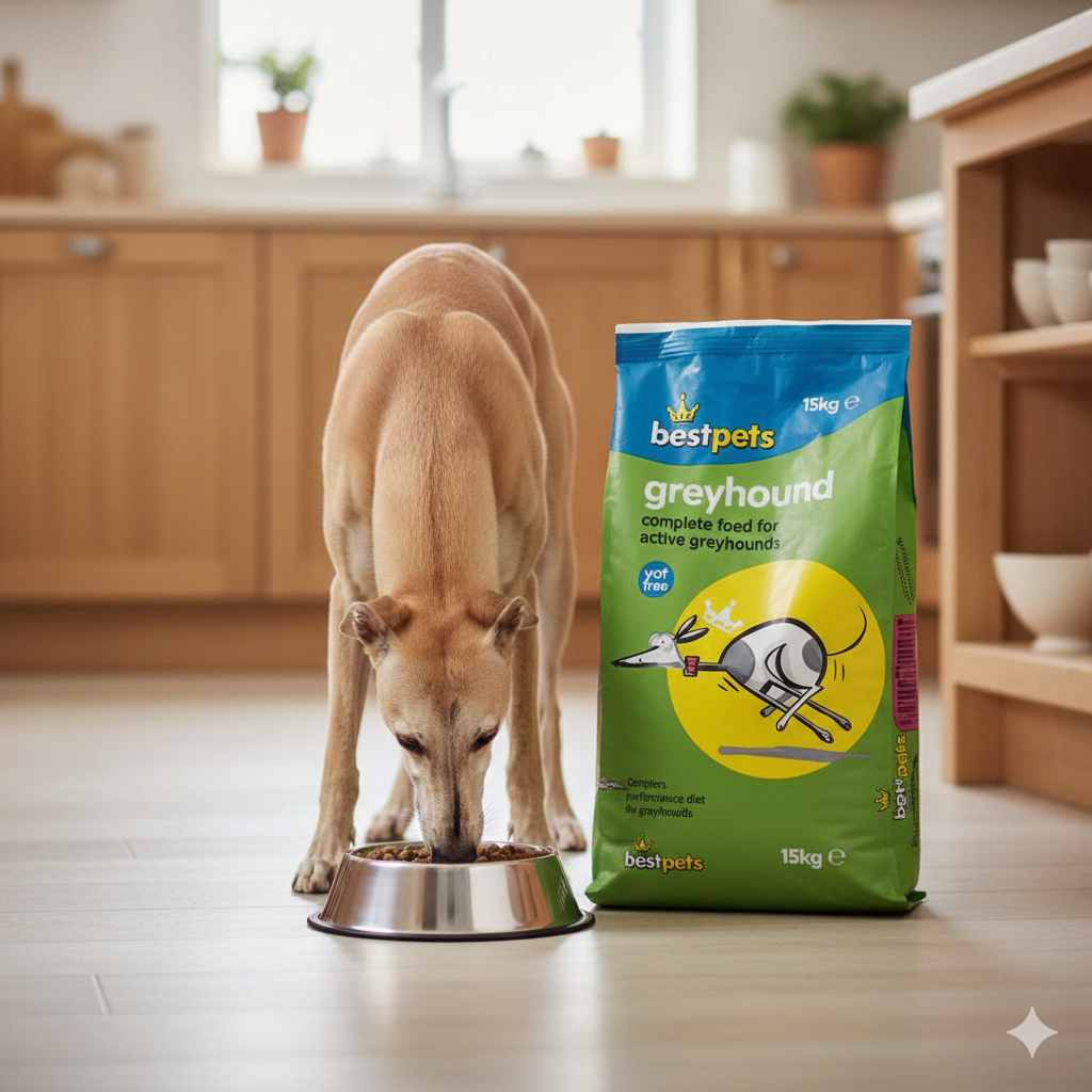 Bestpets Greyhound Dog Food 15kg – Complete Dry Dog Food for Greyhounds & Active Dogs, Balanced Daily Nutrition, Supports Energy, Condition & Overall Health