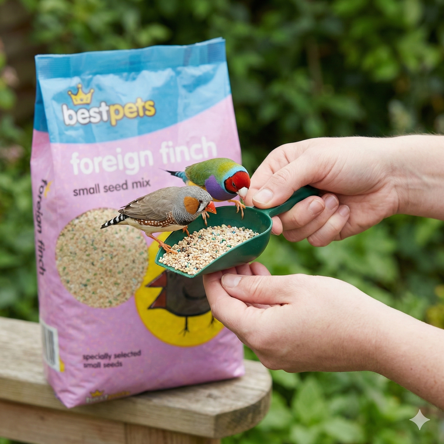 Bestpets Foreign Finch Bird Seed Mix 20kg – Premium Daily Wild Bird Food for Finches – High Energy Natural Seed Blend for Aviary & Garden Feeding – Bulk Value Bag