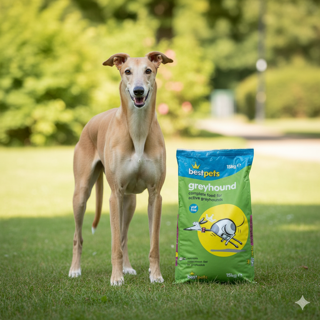 Bestpets Greyhound Dog Food 15kg – Complete Dry Dog Food for Greyhounds & Active Dogs, Balanced Daily Nutrition, Supports Energy, Condition & Overall Health