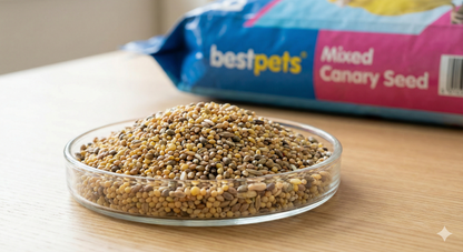 Bestpets Mixed Canary Seed Mix 20kg – Premium Bird Seed & Bird Food for Canaries, Finches & Small Birds – High Energy Exotic Seed Blend for Aviary Feeding – Large Bulk Bag
