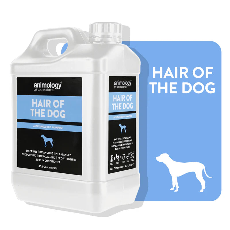 Animology Professional Dog Shampoo 40:1 Concentrate – 2.5L