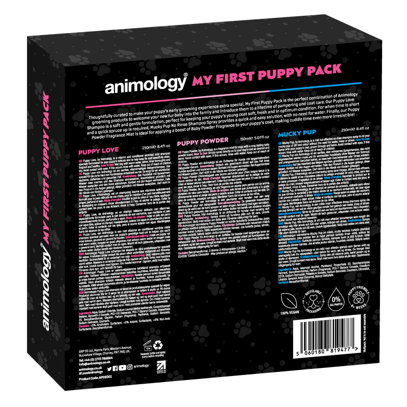 Animology First Puppy Pack - Shampoo & Spray Gift Pack