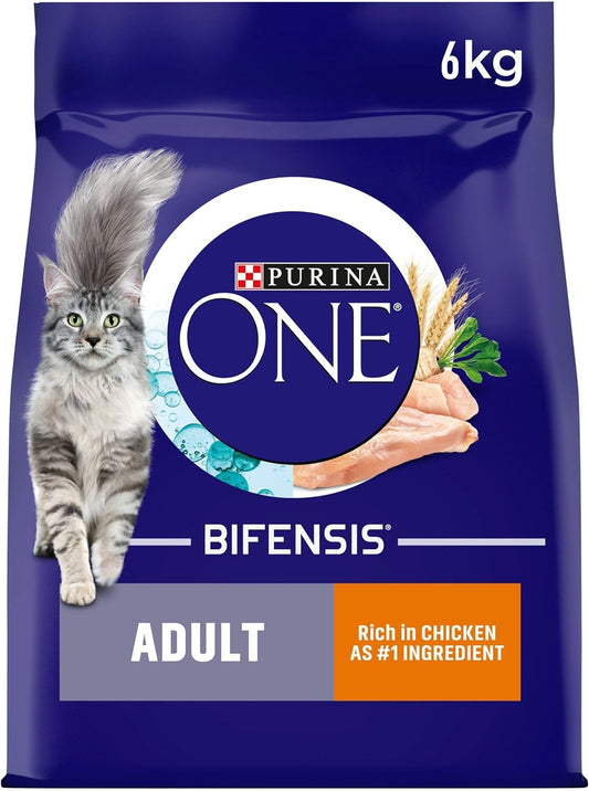 Purina ONE Adult Dry Cat Food Rich in Chicken 6kg