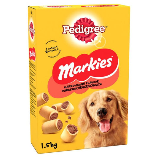 Pedigree Markies Biscuits Dog Treats with Marrowbone - 1.5kg