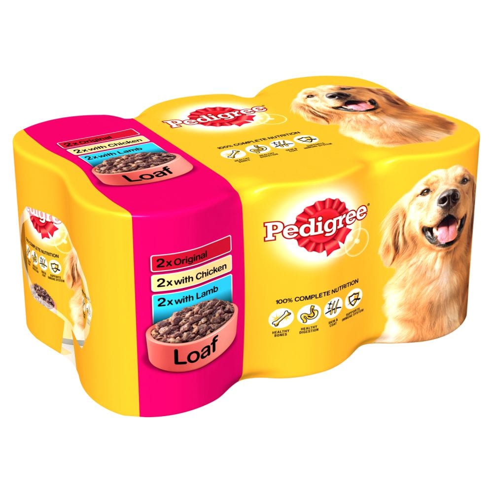 Pedigree Can in Loaf ( 6 × 400g ) - 4 Packs