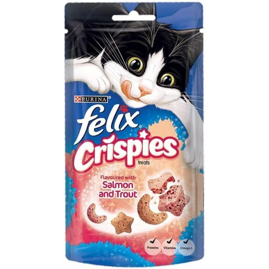 Felix Crispies Salmon & Trout treat ( 45g × 8 )