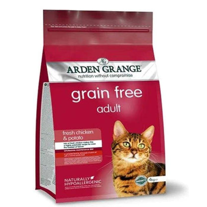 Arden Grange Cat Adult Chicken & Potato 4 kg or 4kg pack of 3