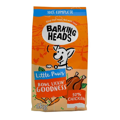 Barking Heads Little Paws Bowl Lickin' Chicken - 6kg
