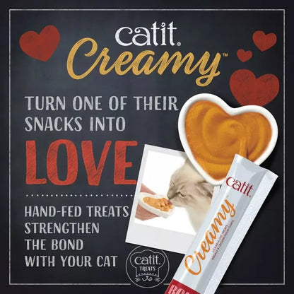 Catit Creamy Treats Variety 15 pack , 10g