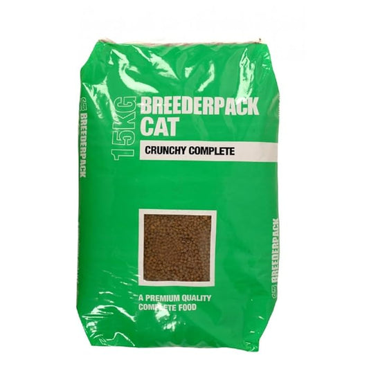 Breederpack Complete Crunchy Dry Cat Food, 15 kg