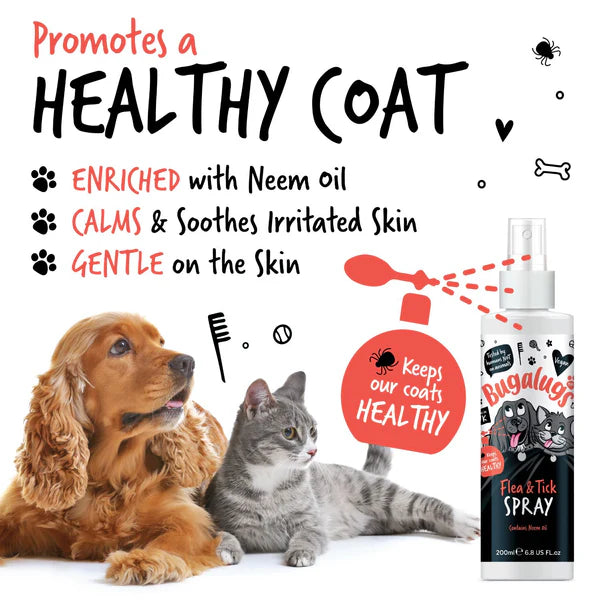 Bugalugs Flea & Tick Spray - 200ml