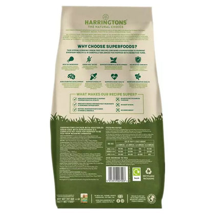 Harringtons Puppy Grain Free Superfoods Chicken & Vegetables - 10kg
