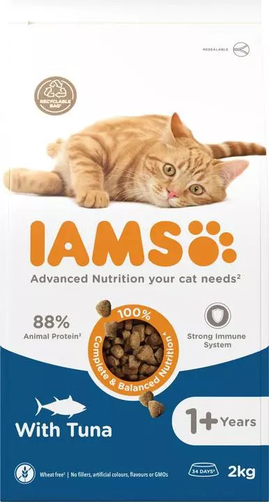 IAMS 1+ Adult Cat Tuna - 2kg