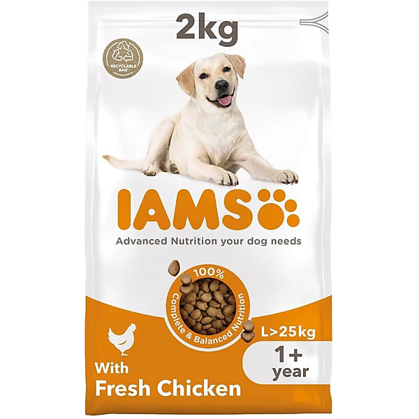 IAMS Advanced Nutrition Dog with fresh chicken large breed 1+ Years - 2kg