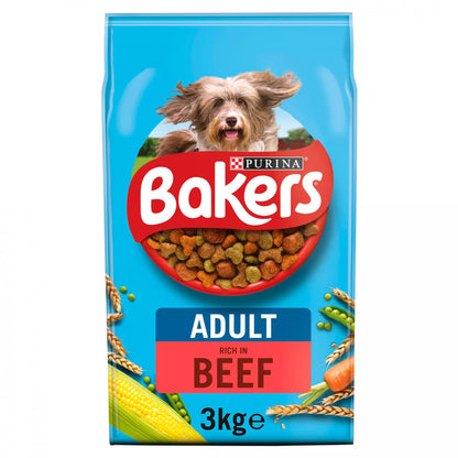 Bakers Adult Beef & Vegetables - 3kg