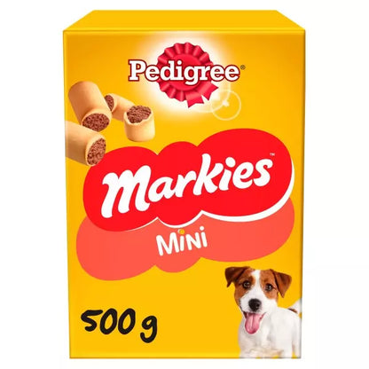 Pedigree Markies Mini Adult Dog Treats Marrowbone Biscuits ( 500g x 12 )